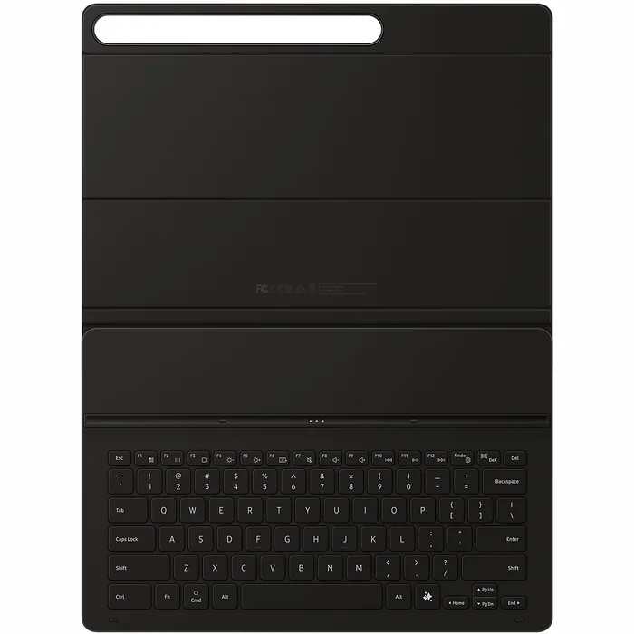 Somas un apvalki planšetdatoriem Samsung Galaxy Tab S10 FE+ Book Cover Keyboard Slim - AI Key Black